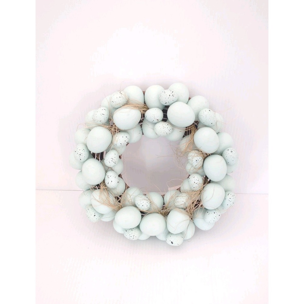 Easter Wreath Speckled Blue Robin Eggs Daytons‎ Tag